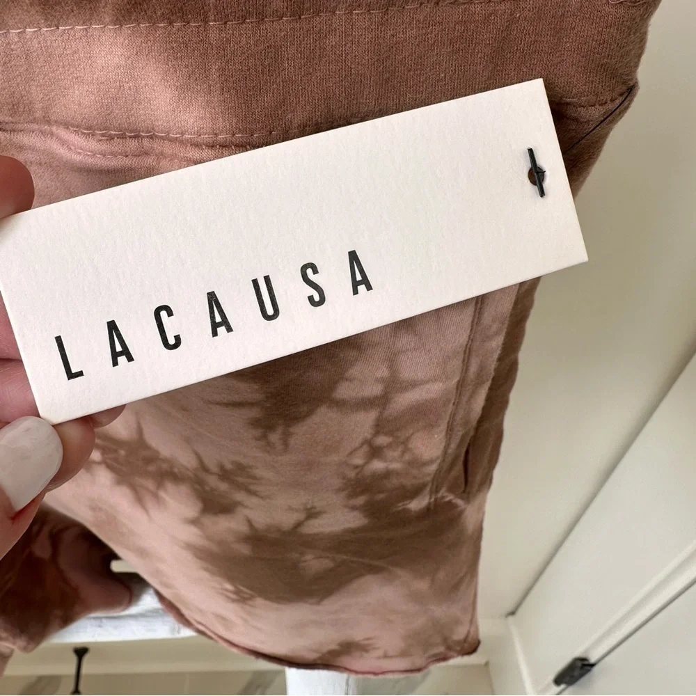 Anthropologie LACAUSA Slater Rustic Tie Dye Sweatshorts SZ M